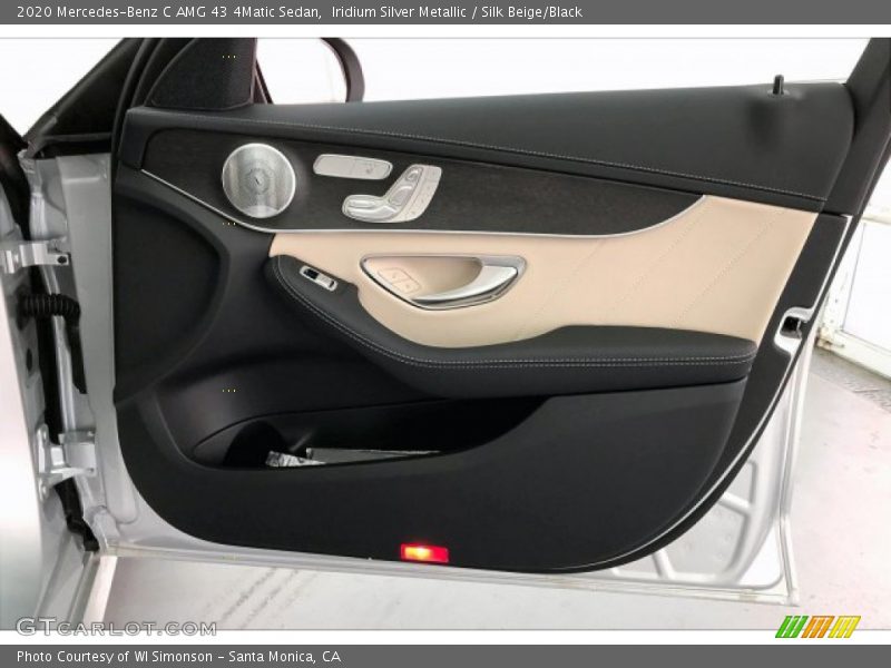Iridium Silver Metallic / Silk Beige/Black 2020 Mercedes-Benz C AMG 43 4Matic Sedan