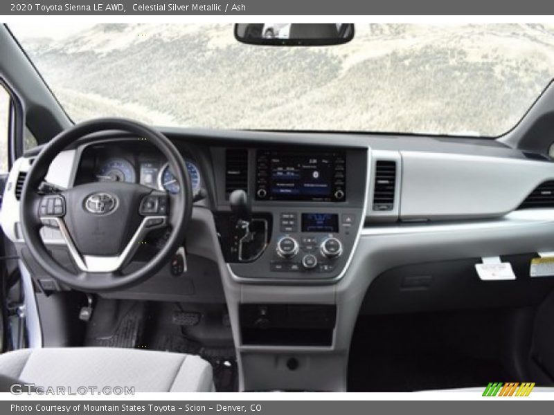 Celestial Silver Metallic / Ash 2020 Toyota Sienna LE AWD