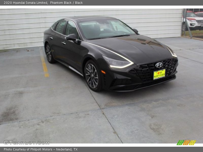 Phantom Black / Black 2020 Hyundai Sonata Limited