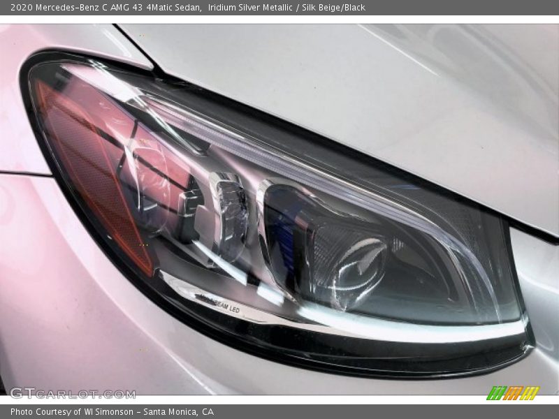 Iridium Silver Metallic / Silk Beige/Black 2020 Mercedes-Benz C AMG 43 4Matic Sedan