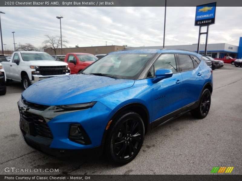 Bright Blue Metallic / Jet Black 2020 Chevrolet Blazer RS AWD