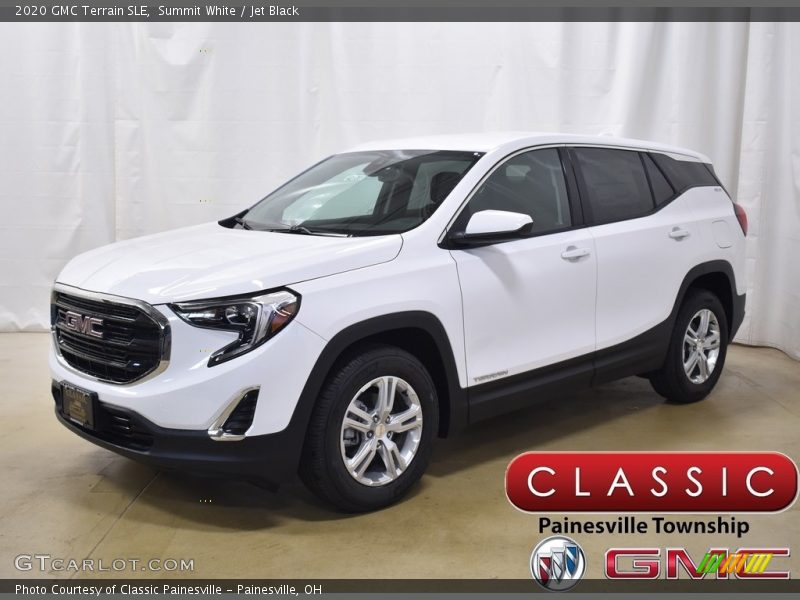 Summit White / Jet Black 2020 GMC Terrain SLE