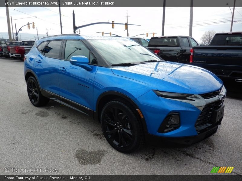 Bright Blue Metallic / Jet Black 2020 Chevrolet Blazer RS AWD