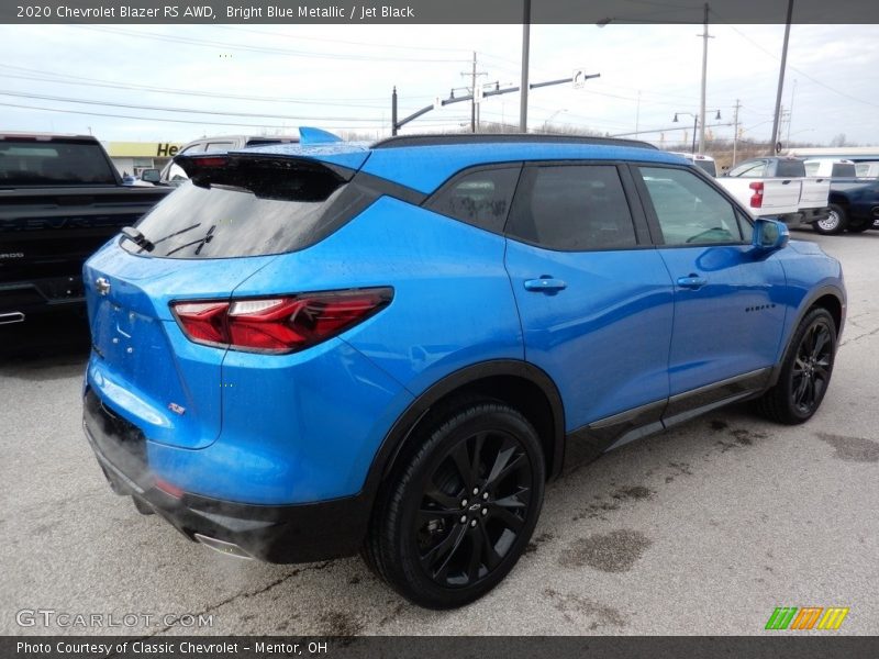 Bright Blue Metallic / Jet Black 2020 Chevrolet Blazer RS AWD