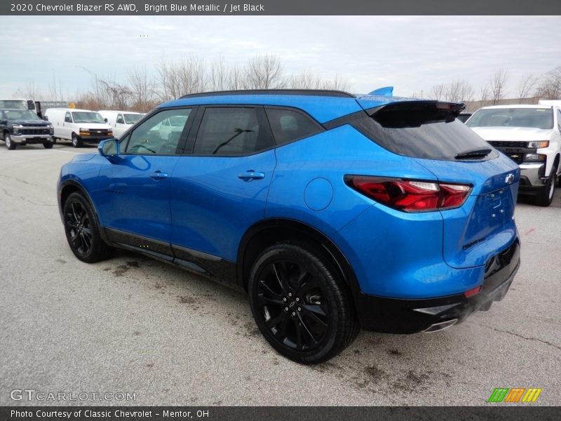 Bright Blue Metallic / Jet Black 2020 Chevrolet Blazer RS AWD