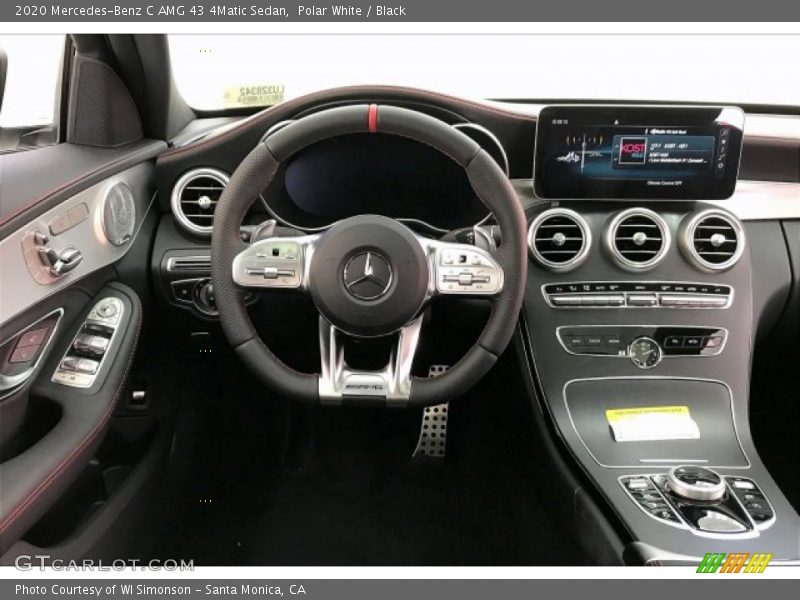 Polar White / Black 2020 Mercedes-Benz C AMG 43 4Matic Sedan