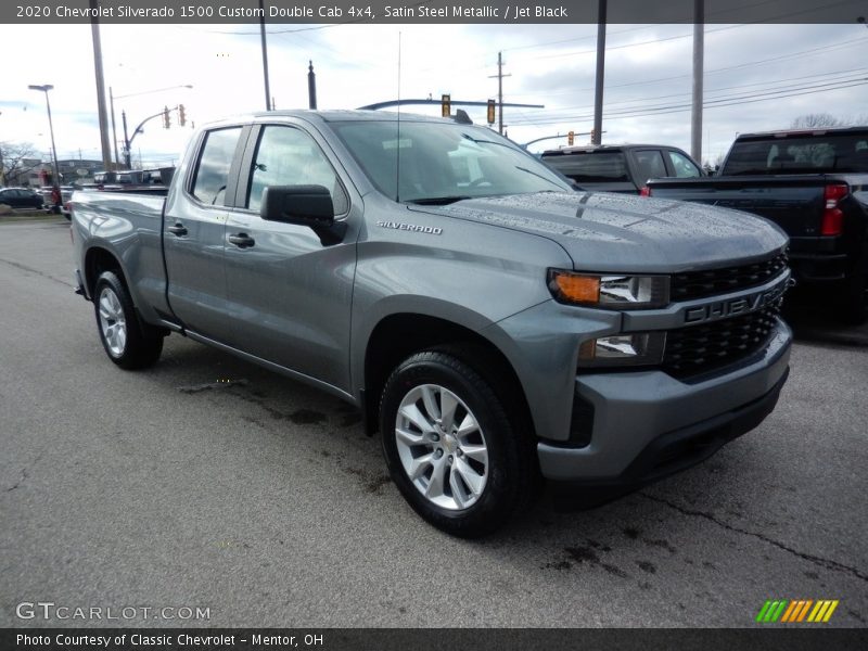 Front 3/4 View of 2020 Silverado 1500 Custom Double Cab 4x4