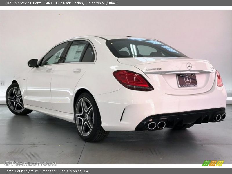 Polar White / Black 2020 Mercedes-Benz C AMG 43 4Matic Sedan