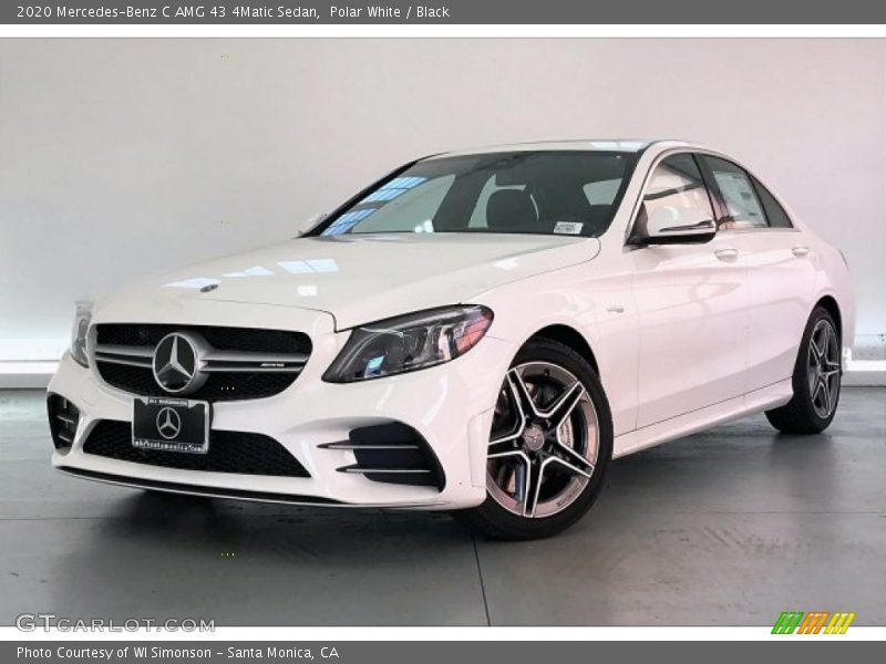 Front 3/4 View of 2020 C AMG 43 4Matic Sedan