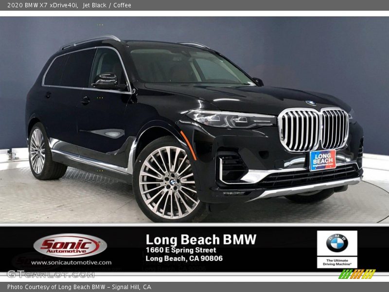 Jet Black / Coffee 2020 BMW X7 xDrive40i
