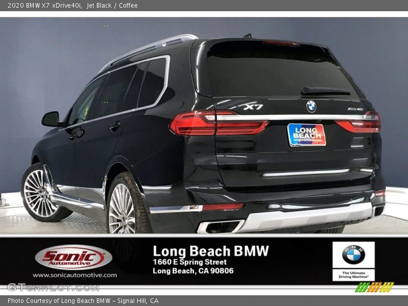 Jet Black / Coffee 2020 BMW X7 xDrive40i