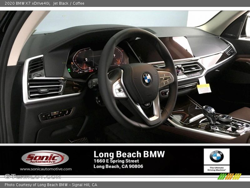 Jet Black / Coffee 2020 BMW X7 xDrive40i