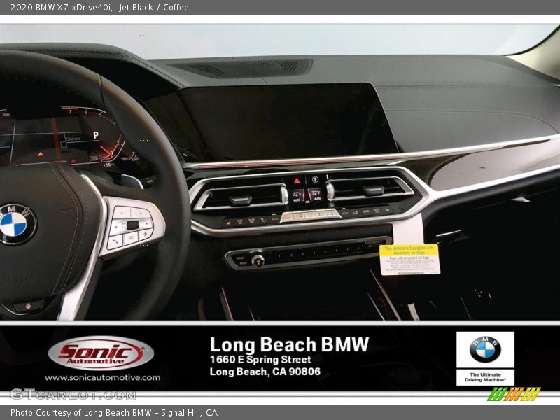Jet Black / Coffee 2020 BMW X7 xDrive40i