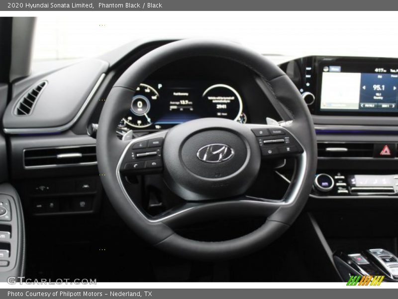 Phantom Black / Black 2020 Hyundai Sonata Limited