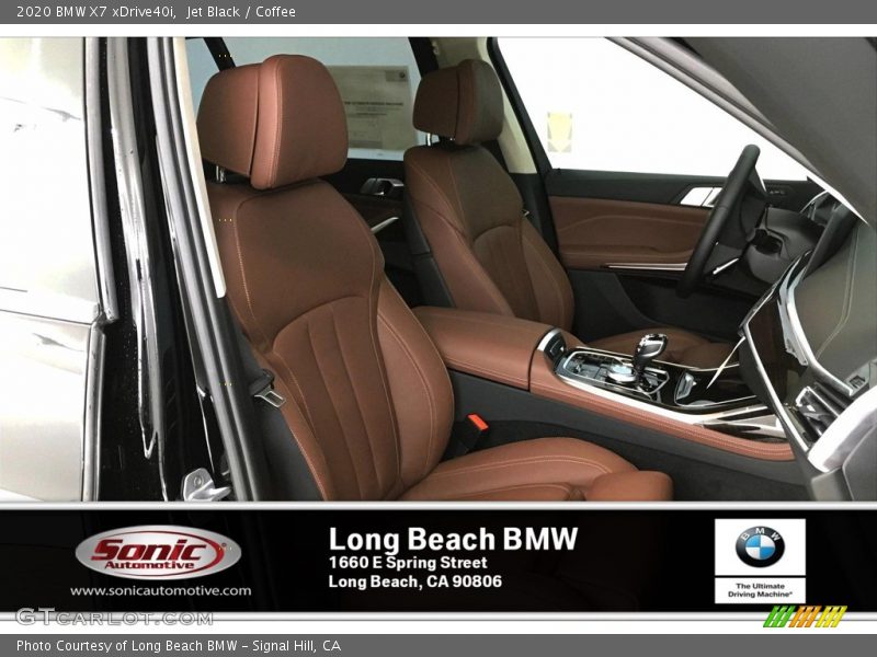 Jet Black / Coffee 2020 BMW X7 xDrive40i