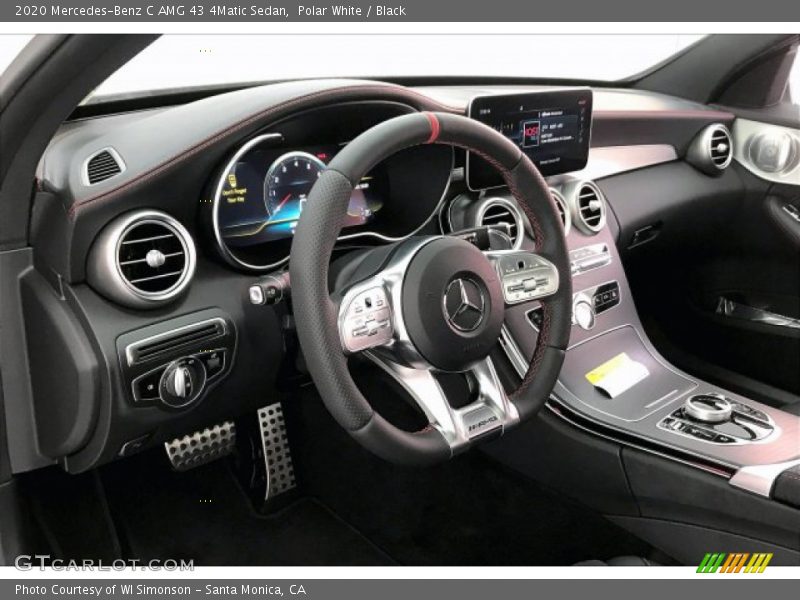 Polar White / Black 2020 Mercedes-Benz C AMG 43 4Matic Sedan