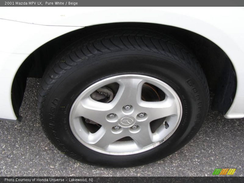 Pure White / Beige 2001 Mazda MPV LX