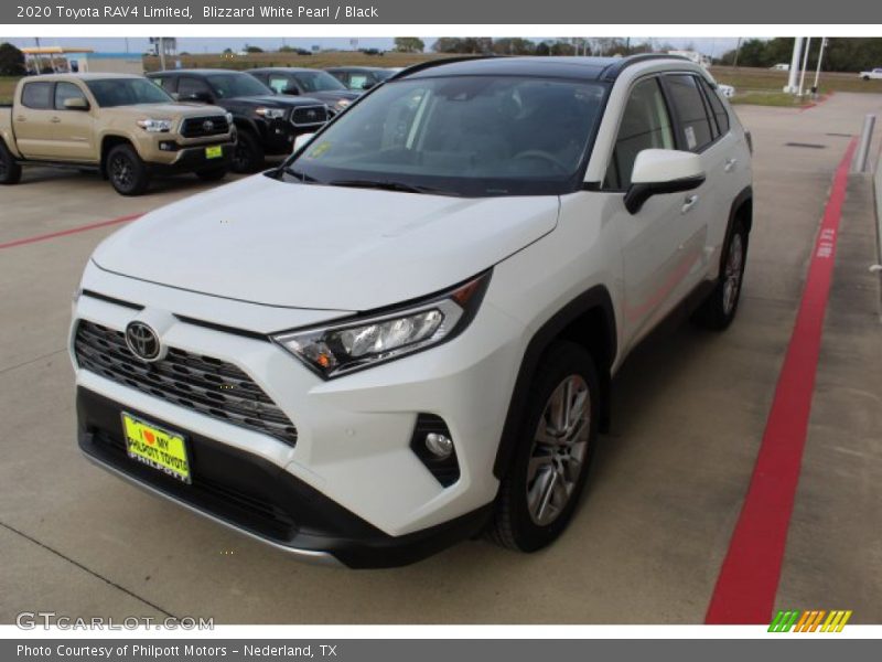 Blizzard White Pearl / Black 2020 Toyota RAV4 Limited
