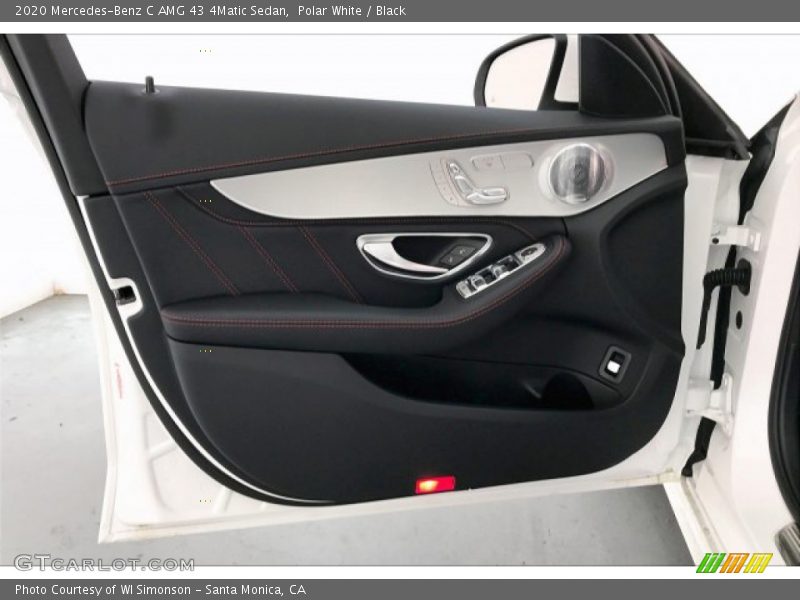 Polar White / Black 2020 Mercedes-Benz C AMG 43 4Matic Sedan