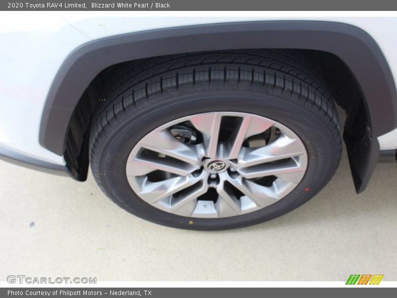 Blizzard White Pearl / Black 2020 Toyota RAV4 Limited