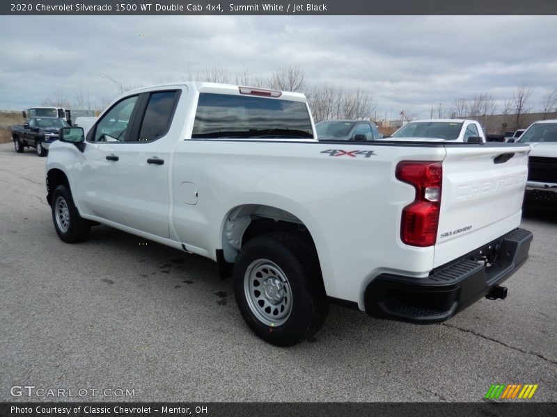 Summit White / Jet Black 2020 Chevrolet Silverado 1500 WT Double Cab 4x4