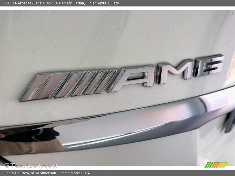 Polar White / Black 2020 Mercedes-Benz C AMG 43 4Matic Sedan