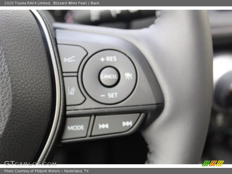 Blizzard White Pearl / Black 2020 Toyota RAV4 Limited