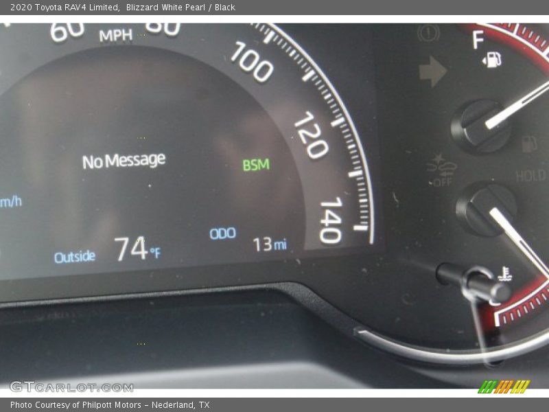 Blizzard White Pearl / Black 2020 Toyota RAV4 Limited