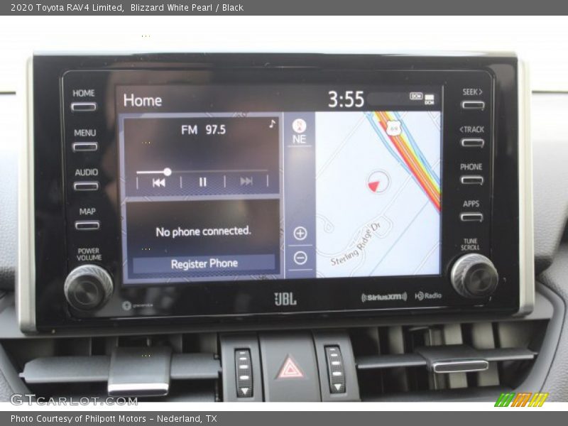 Blizzard White Pearl / Black 2020 Toyota RAV4 Limited