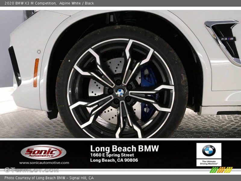 Alpine White / Black 2020 BMW X3 M Competition