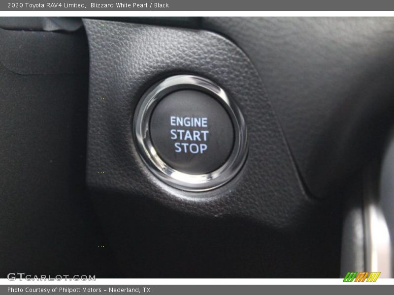 Blizzard White Pearl / Black 2020 Toyota RAV4 Limited