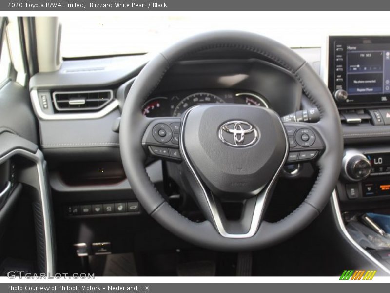 Blizzard White Pearl / Black 2020 Toyota RAV4 Limited