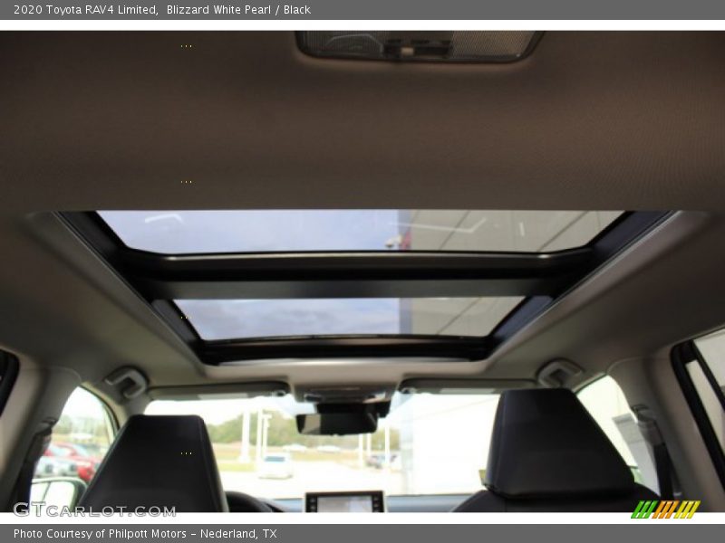 Blizzard White Pearl / Black 2020 Toyota RAV4 Limited