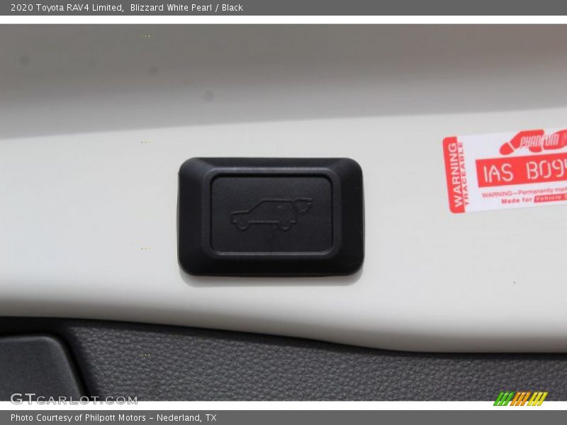 Blizzard White Pearl / Black 2020 Toyota RAV4 Limited