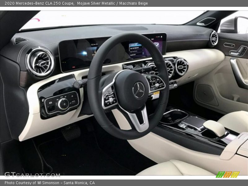 Mojave Silver Metallic / Macchiato Beige 2020 Mercedes-Benz CLA 250 Coupe