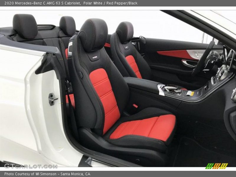  2020 C AMG 63 S Cabriolet Red Pepper/Black Interior