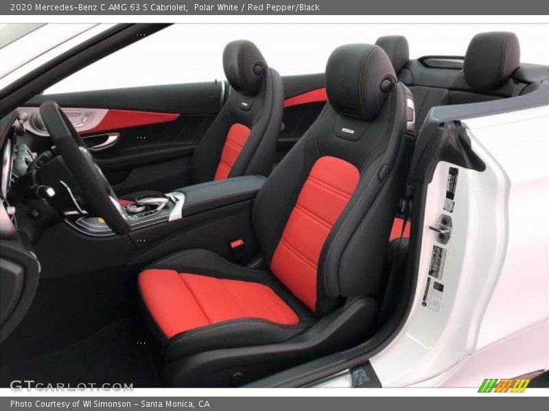 Front Seat of 2020 C AMG 63 S Cabriolet