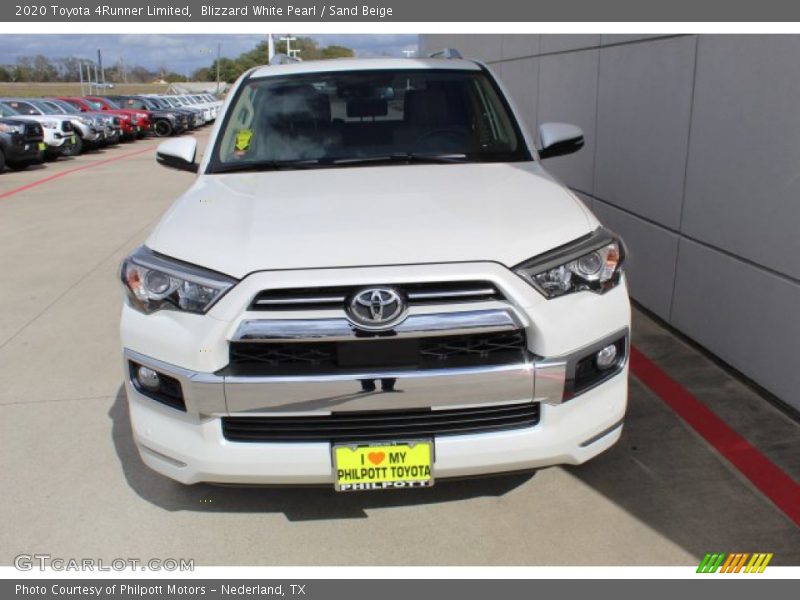 Blizzard White Pearl / Sand Beige 2020 Toyota 4Runner Limited