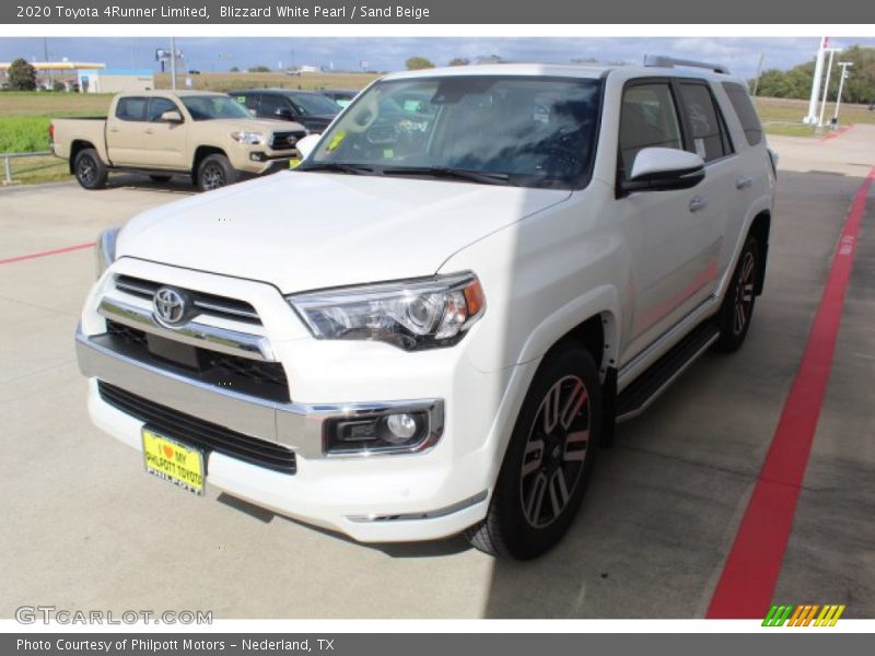 Blizzard White Pearl / Sand Beige 2020 Toyota 4Runner Limited