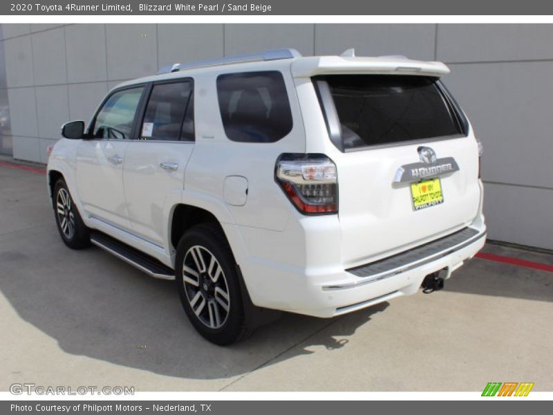Blizzard White Pearl / Sand Beige 2020 Toyota 4Runner Limited