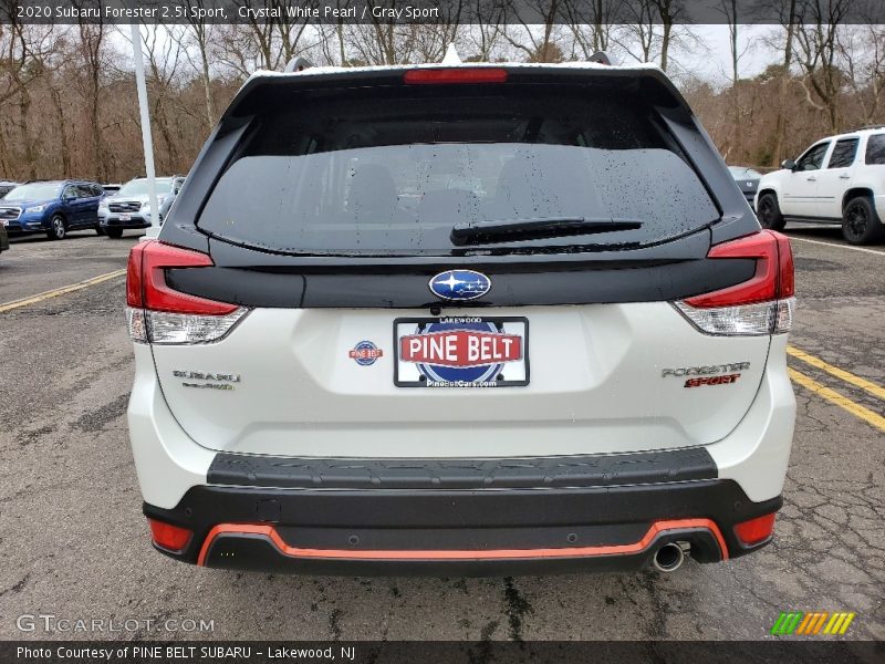 Crystal White Pearl / Gray Sport 2020 Subaru Forester 2.5i Sport