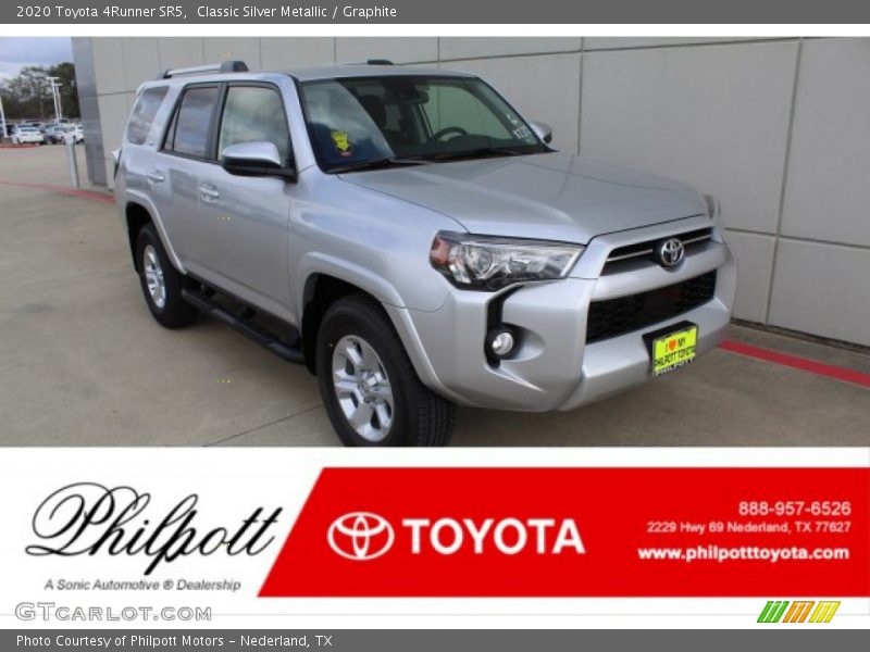 Classic Silver Metallic / Graphite 2020 Toyota 4Runner SR5