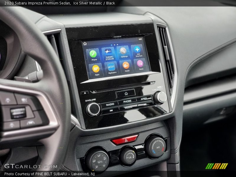 Controls of 2020 Impreza Premium Sedan
