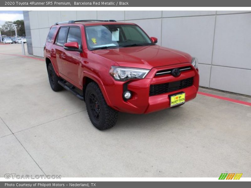 Barcelona Red Metallic / Black 2020 Toyota 4Runner SR5 Premium
