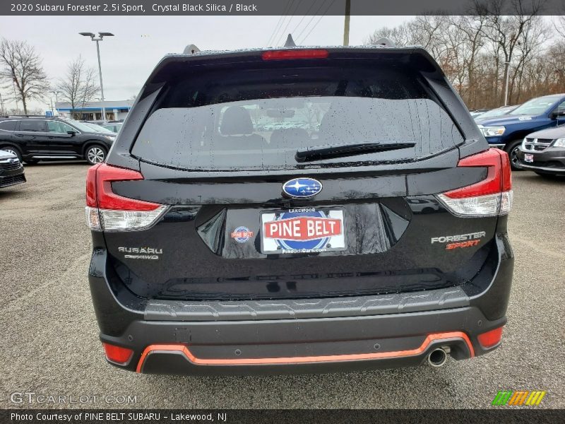 Crystal Black Silica / Black 2020 Subaru Forester 2.5i Sport