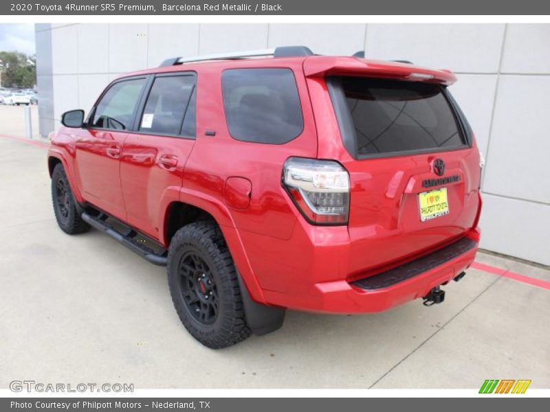 Barcelona Red Metallic / Black 2020 Toyota 4Runner SR5 Premium