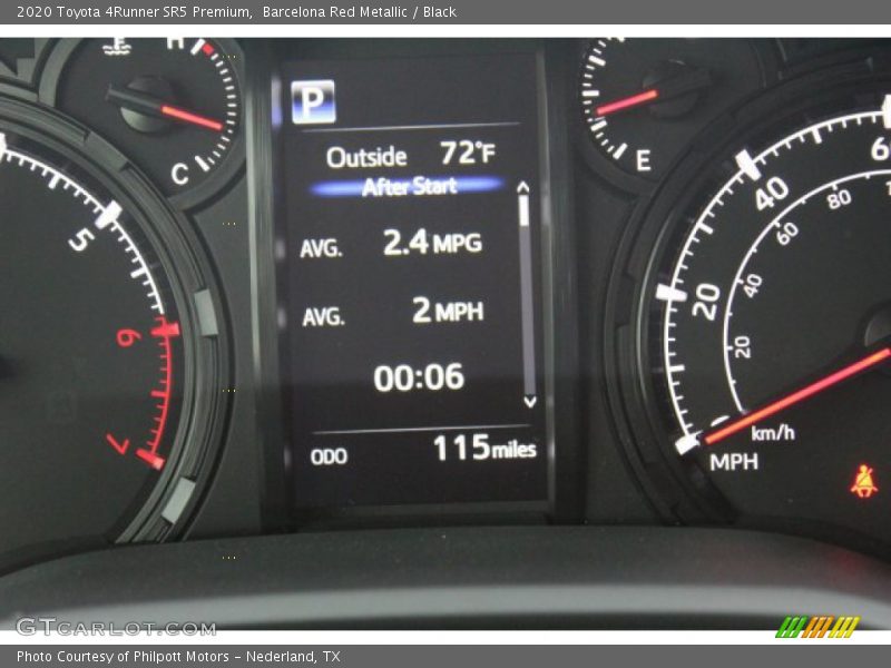 Barcelona Red Metallic / Black 2020 Toyota 4Runner SR5 Premium