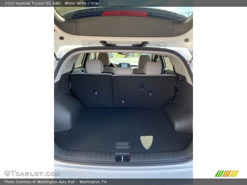 Winter White / Gray 2020 Hyundai Tucson SEL AWD