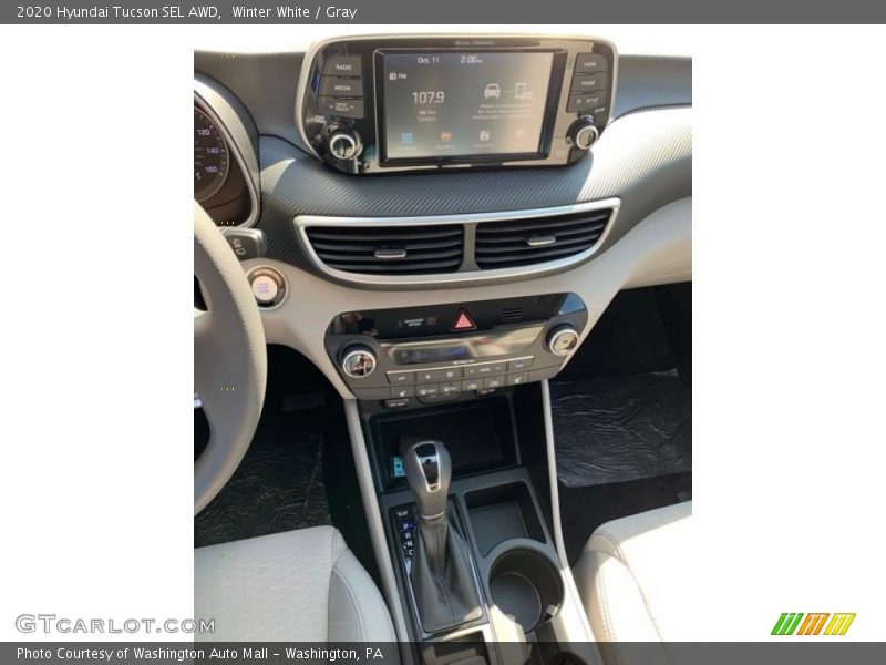 Winter White / Gray 2020 Hyundai Tucson SEL AWD