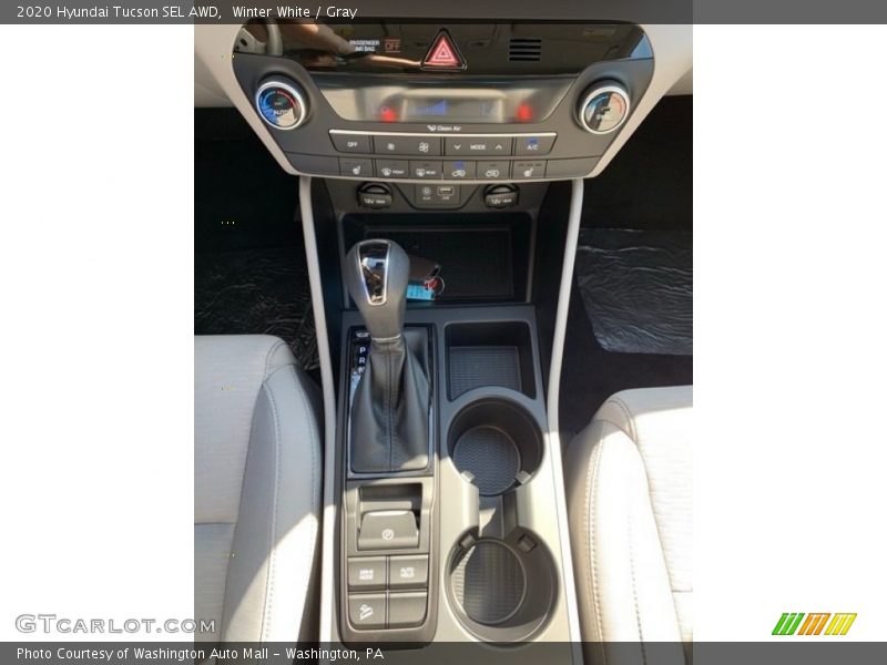 Winter White / Gray 2020 Hyundai Tucson SEL AWD